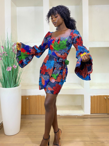 Ankara Mini Dress