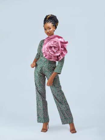 Ankara Rose Jumpsuit