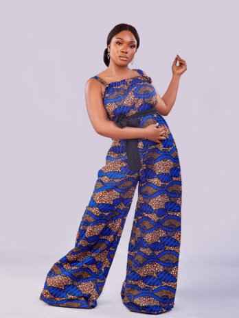 Ankara Sleeveless Jumpsuit